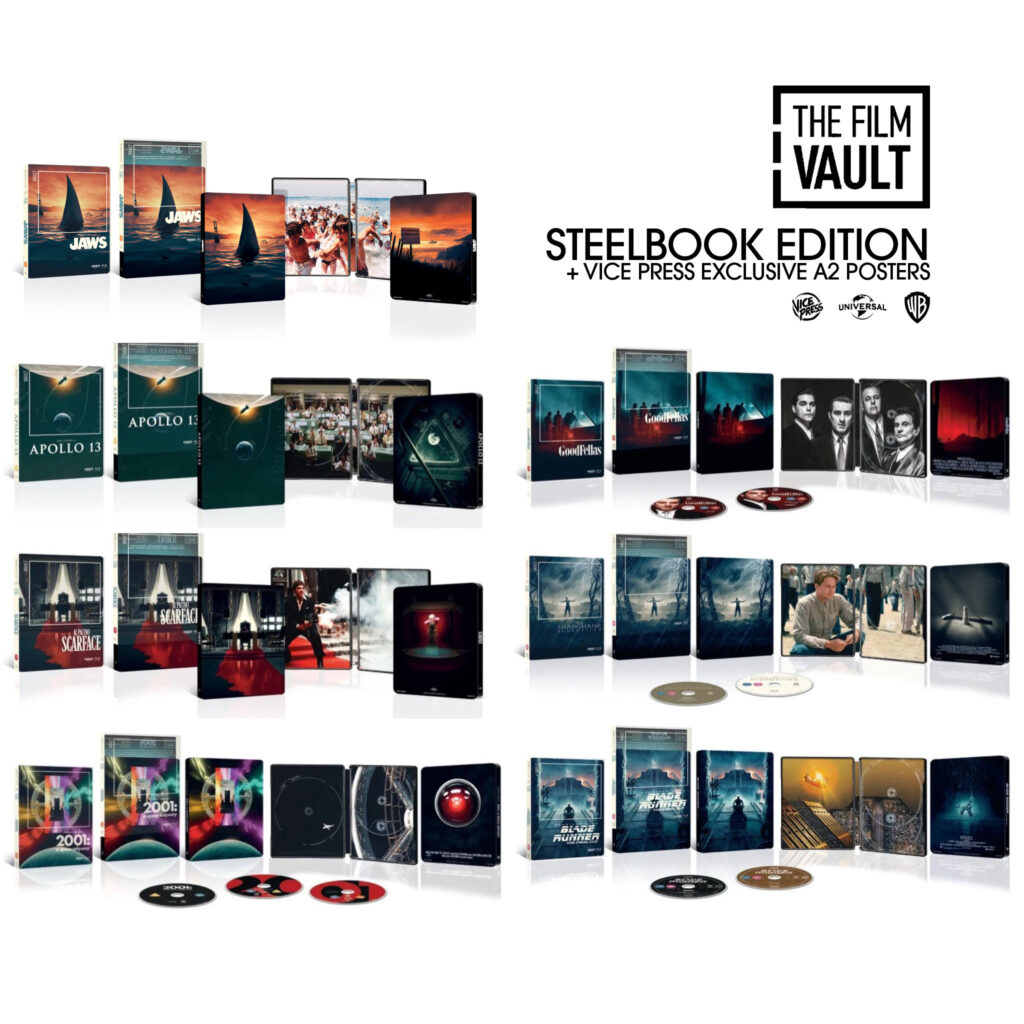 Die neuen 4K Blu-ray Steelbooks zu den zeitlosen Filmklassikern inkl. Blick ins Innenleben des Steelbooks