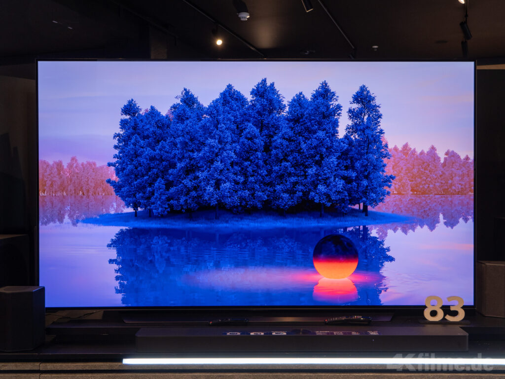 Die klare und detailliertere Bilddarstellung des LG C4 OLED Evo TV konnten wir auf der LG Roadshow selbst sehr gut erahnen