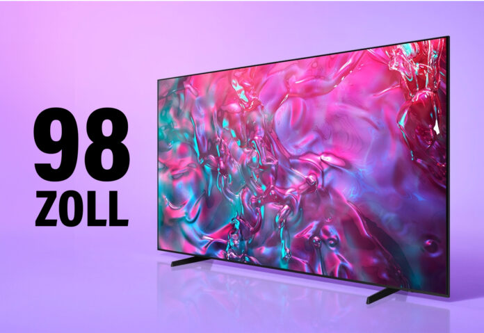 Samsung kündigt 98 Zoll 4K Fernseher (DU9000) zum Kampfpreis an