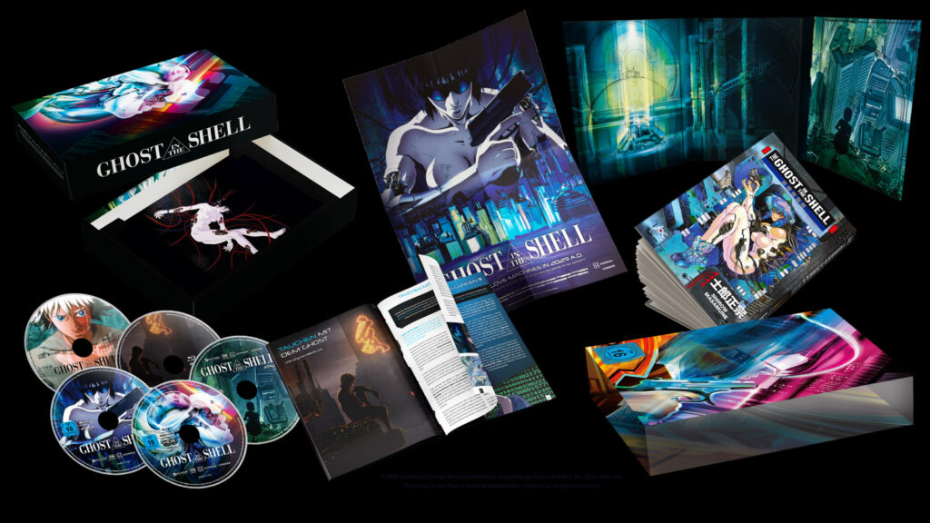 Der Umfang der "Ghost in the Shell" Collectors Edition auf 4K Blu-ray