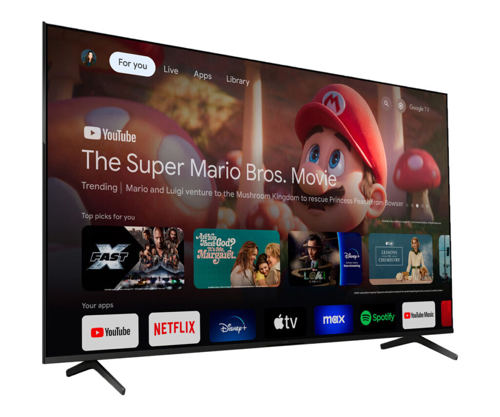 Der Sony Bravia 3 läuft natürlich mit Google TV