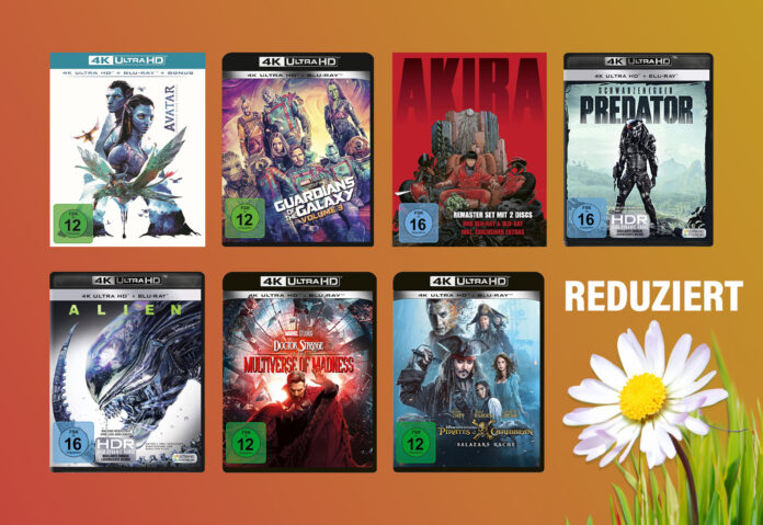 Reduzierte 4K UHD Blu-rays von Disney, Marvel, Fox uvm.