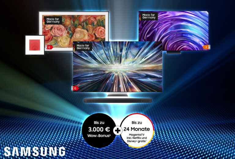 Samsungs neue Smart-TVs (QD-OLED, Mini LED) und Soundbars starten mit Cashback-Aktion
