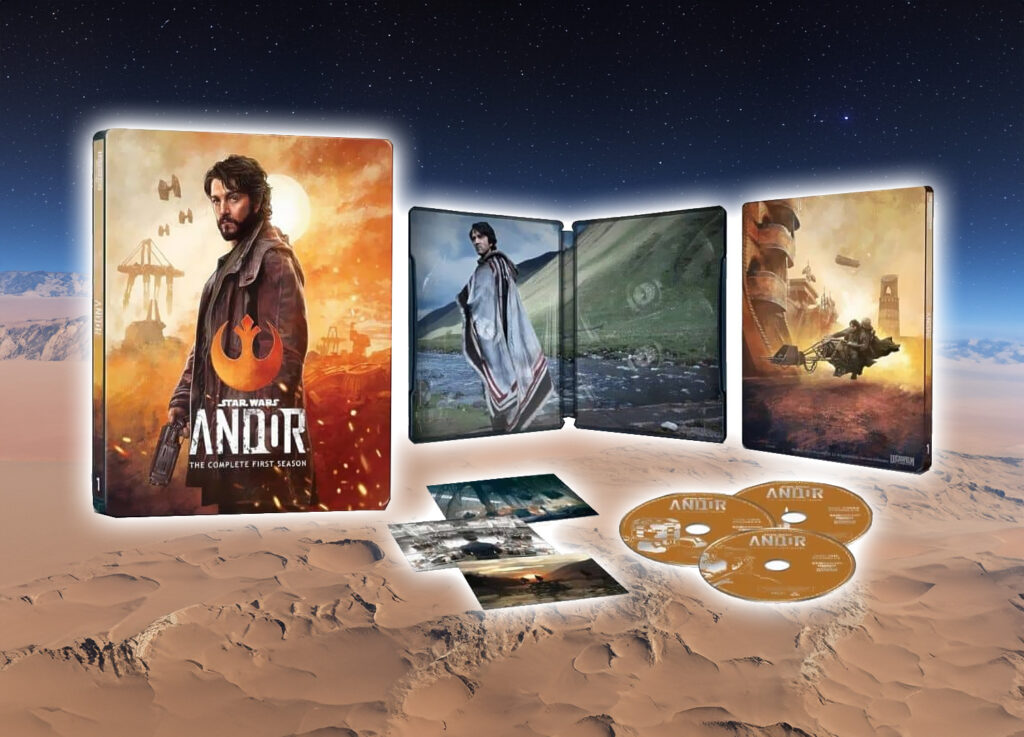 "Star Wars: Andor Staffel 1" erscheint im limitierten 4K Blu-ray Steelbook und kann ab sofort vorbestellt werden