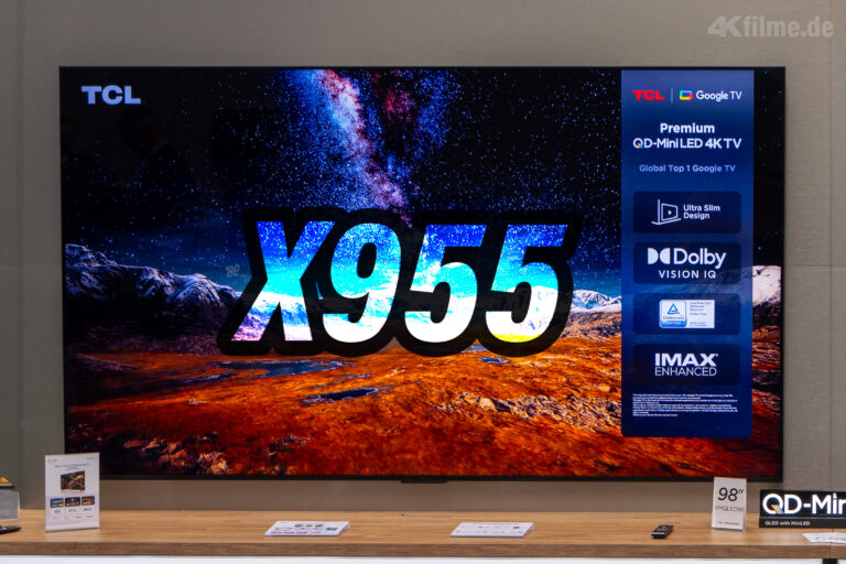 TCL X-Serie (X955) 4K QD-Mini-LED-TVs: Fernseher im Jumbo-Format mit 85, 98 und 115 Zoll
