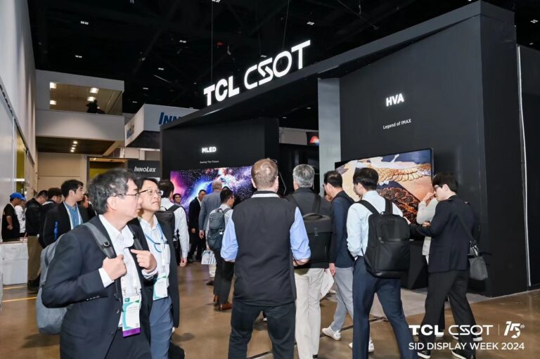 TCL zeigt LCD mit 1.000 Hz und weitere Neuheiten auf der Display Week 2024