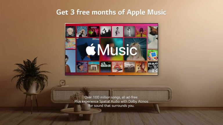 Apple Music mit Dolby Atmos an LG-TVs ab 2018 und 3 Monate gratis!