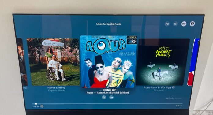 Apple Music bietet jetzt an Smart-TVs von LG Dolby Atmos.