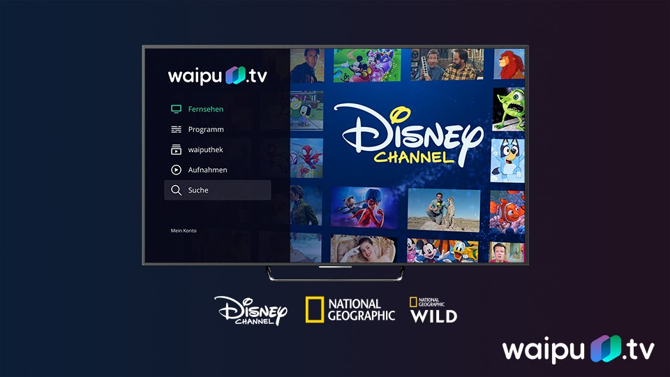 waipu.tv sichert sich Inhalte von Disney.