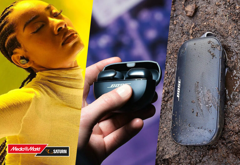 Solange der Vorrat reicht: BOSE Kopfhörer und Bluetooth-Lautsprecher drastisch reduziert!