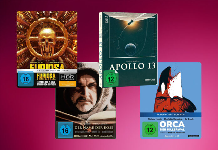 Sichert euch diese limitierten 4K Blu-ray Steelbooks!