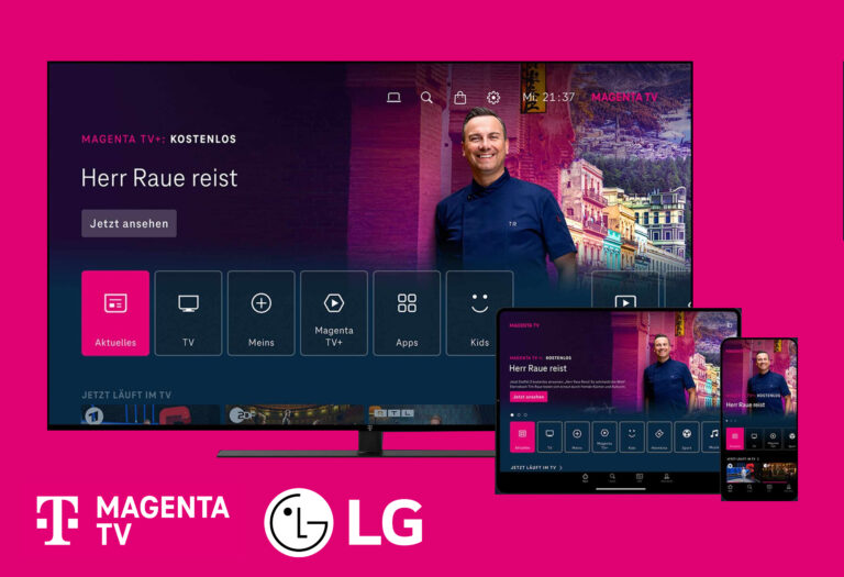 MagentaTV: Ab sofort als App für Smart-TVs von LG