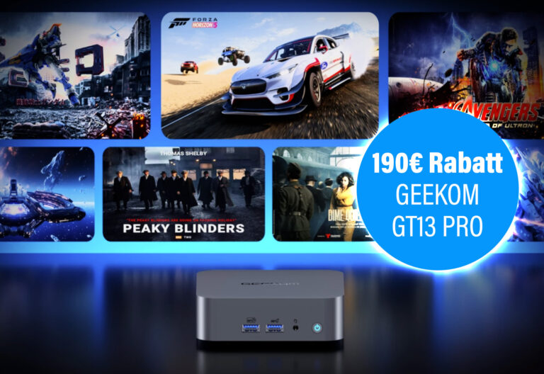 Den Geekom GT13 Pro Mini-PC gibt es jetzt 190 Euro günstiger mit diesem Gutscheincode