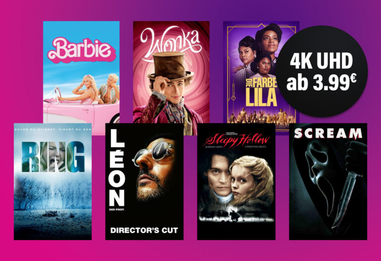 Filmsammlung aufwerten mit über 290 reduzierten 4K Filmen ab 3.99 Euro (Apple TV)