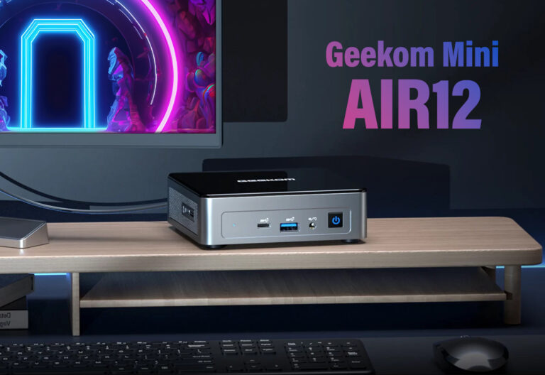 Extrem kompakter Mini-PC: GEEKOM Air12 jetzt für unter 250 Euro mit Gutscheincode