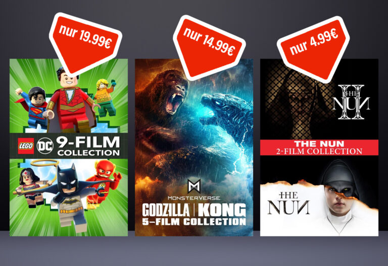 Godzilla x Kong 5-Film-Collection (4K UHD) für nur 14.99 Euro + weitere Bundle-Deals auf Apple TV
