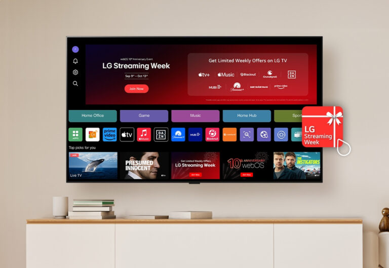 Streaming Week: LG schenkt euch zahlreiche Streaming-Abos und Rabatte (Apple TV+, Paramount+, uvm.)