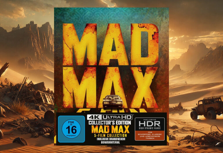 Jetzt vorbestellbar: Mad Max 5-Film-Collection auf 4K UHD Blu-ray (Standard & Benzinkanister-Edition)
