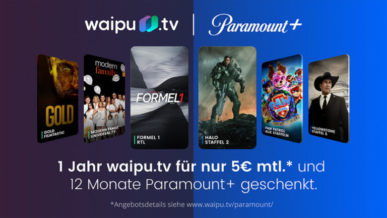 waipu.tv: Perfect Plus kostet für ein Jahr nur 5 Euro im Monat mit Paramount+ gratis
