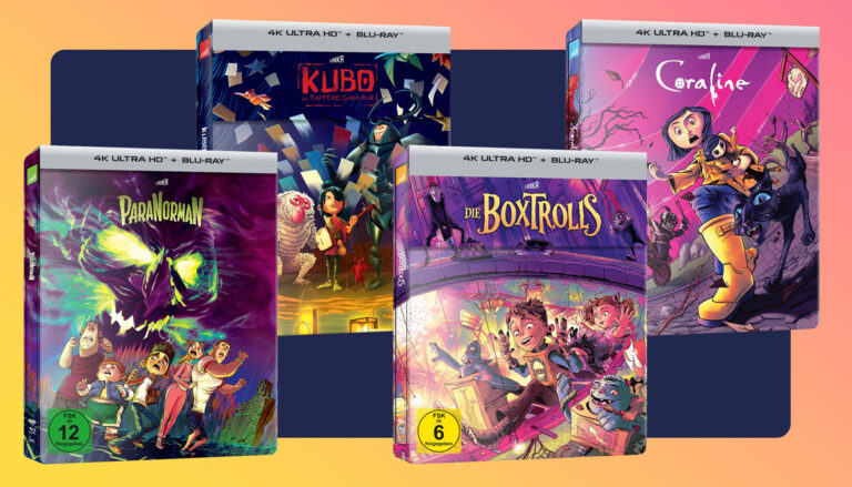 Vier Animationsfilme erscheinen erstmals auf 4K Ultra HD Blu-ray (Steelbook)