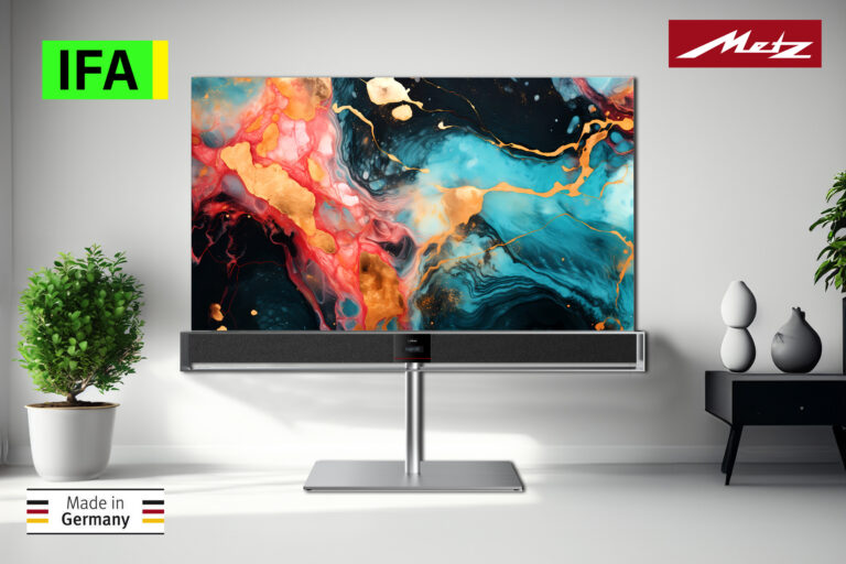 Metz Classic Primus: Der erste 77 Zoll OLED-TV des Herstellers mit MLA (Mikro-Linsen-Array)