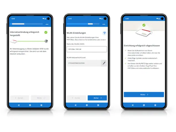Eine einmalige Erleichterung bringt die MyFRITZ!App mit sich. Damit lassen sich jetzt FRITZ!Boxen viel einfacher und Schritt für Schritt einrichten