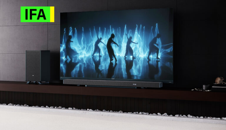 Sharp: Zwei neue Dolby Atmos Soundbars auf der IFA 2024 (7.1.4-Kanal + 850 Watt max.)