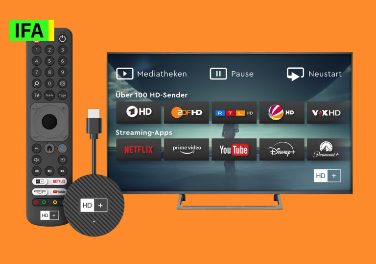 Neuer IP TV-Stick von HD+ liefert euch über 100 HD-Sender über das Internet