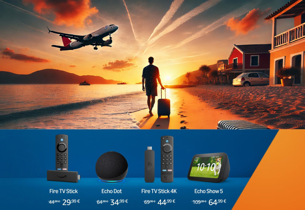 Amazons Fire TV, Echo und Echo Show mit bis zu 55 Prozent Rabatt