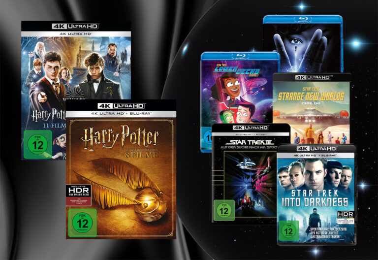 Amazon reduziert „Star Trek“ und „Harry Potter“ auf Blu-ray & 4K Ultra HD