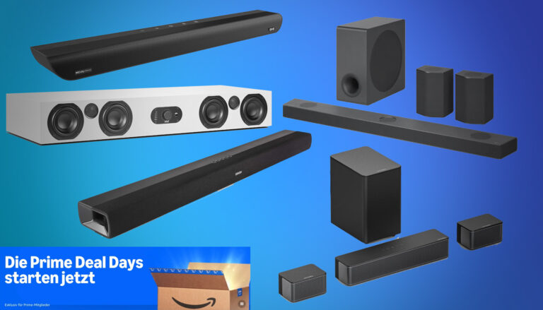 Über 45 reduzierte Soundbars von Ultimea, Nubert, Samsung, Denon usw. (Prime Deal Days)