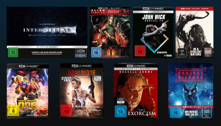 Vorbesteller-Neuheiten auf 4K Ultra HD Blu-ray: Interstellar, Transformers: One, Leichen pflastern seinen Weg…