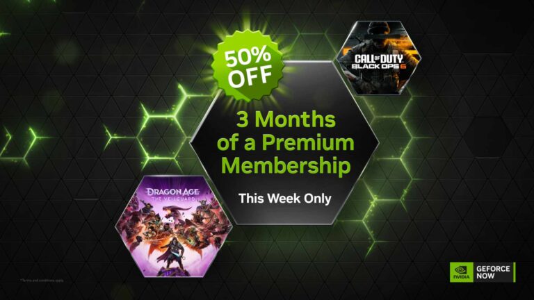 Nvidia GeForce Now: 50 % Rabatt für Neukunden zum Black Friday