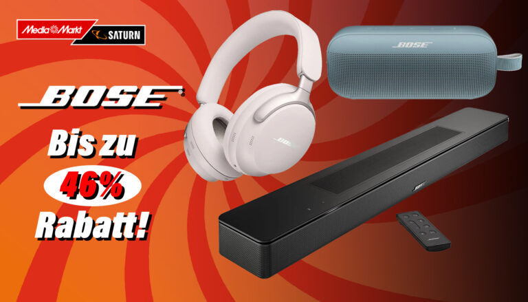Besser als Black Friday? Bis zu 46 Prozent Rabatt auf BOSE-Audioprodukte