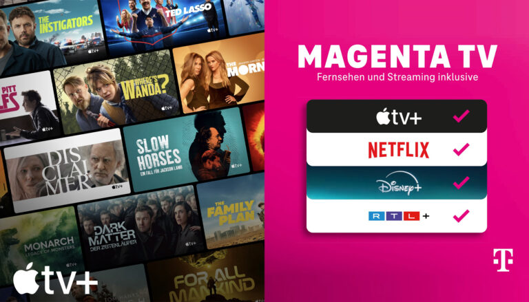 MagentaTV MegaStream bald mit Apple TV+ inklusive