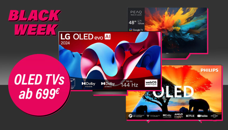 Preisreduzierte OLED Fernseher ab 699 Euro in den Black Friday-Angeboten