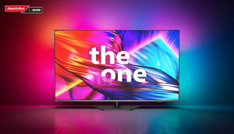 Philips „The One“ 4K Ambilight-TV mit bis zu 40 Prozent Rabatt auf Saturn.de