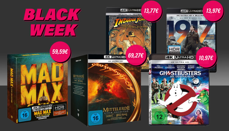 Reduzierte 4K UHD Blu-rays ab 10,97 Euro zur Amazon Black Week (nach Preis sortiert)