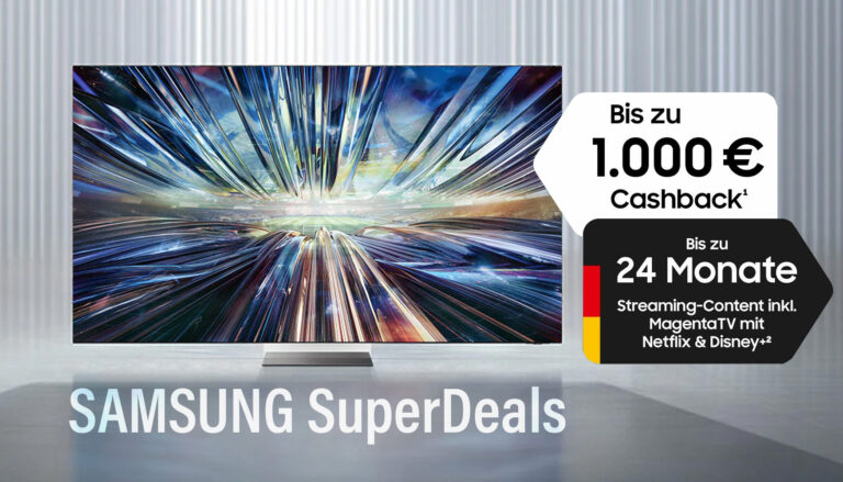 Samsung SuperDeals mit bis zu 1.000 Euro Cashback starten