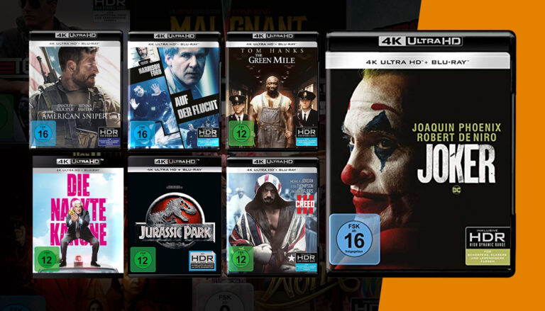 4 Ultra HD Blu-rays für nur 50 Euro: Amazon startet große Medien-Aktion mit über 200 Filmen