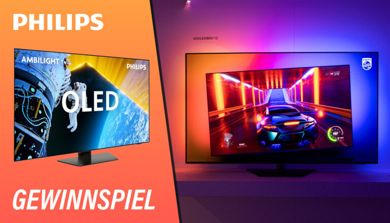Gewinnspiel: Wir verlosen einen Philips 55 Zoll 4K-Ambilight-OLED-TV (55OLED809)