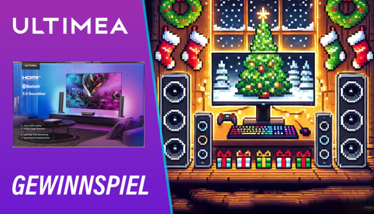 Gewinnspiel: Ultimea Apollo S70 Soundbar mit RGB-Licht für Monitor und TV