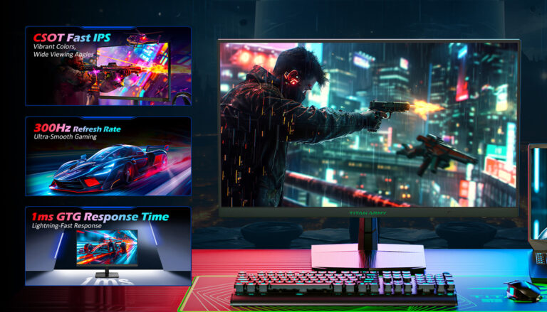 Neuvorstellung: Der Titan Army P2510HS 25 Zoll Gaming-Monitor mit 300Hz