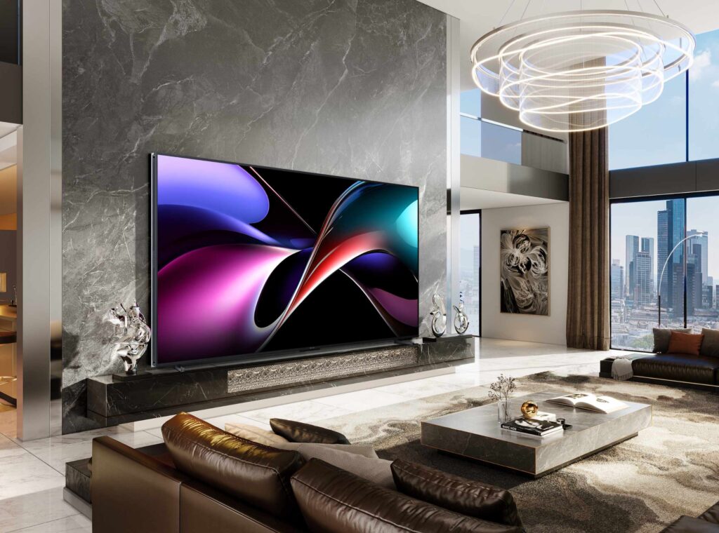 Hisense hat einen neuen TriChroma-Mini-LED-TV vorgestellt.
