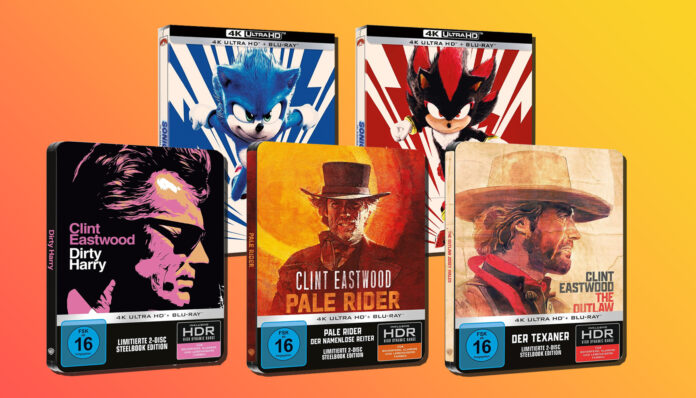 Sichert euch schnell die limitierten 4K Blu-ray Steelbook-Varianten zu 