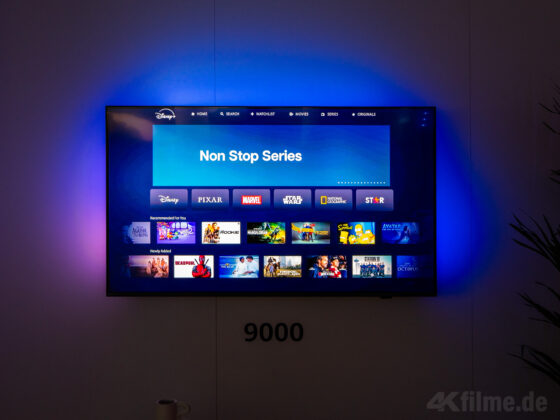 Der Philips PUS9000 The One 4K-Ambilight-TV 2025
