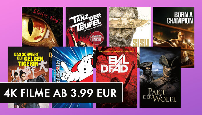 Die aktuelle Auswahl preisreduzierter 4K Filme auf Apple TV