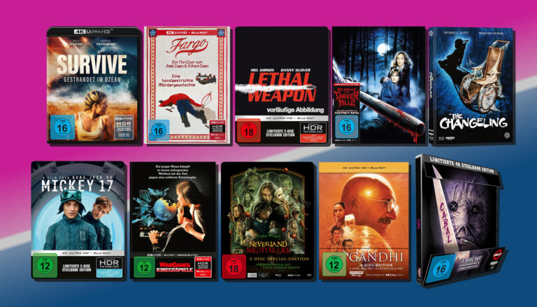 Neue Film-Vorbesteller auf 4K Ultra HD Blu-ray (inkl. Steelbooks & Mediabooks)