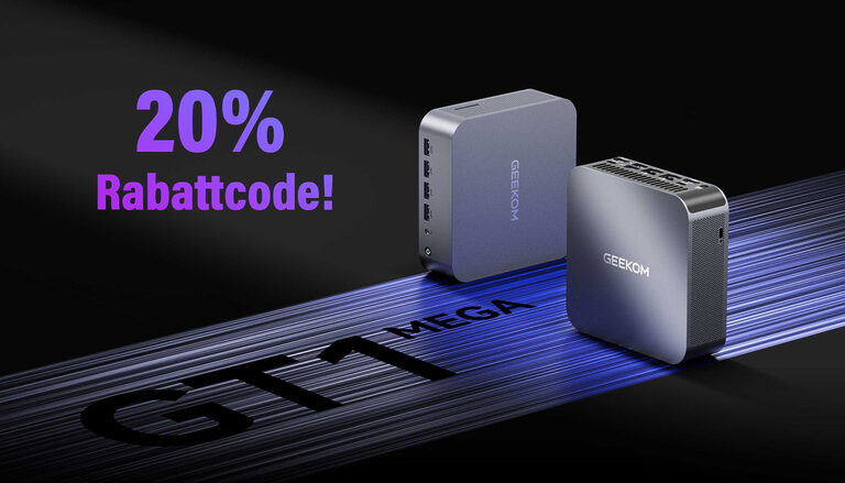 20 Prozent günstiger: Holt euch den Geekom GT1 Mega U5 Mini-PC mit unserem Rabattcode!