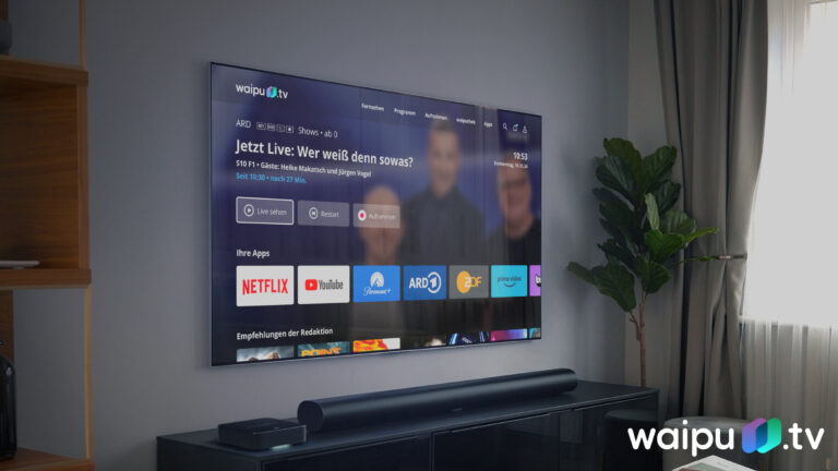 waipu.tv Box: Neuer Streaming-Player mit Android TV, HDR10+ und Dolby Vision